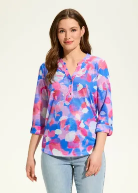 FDJ Ladies Doppel Light Henley Top