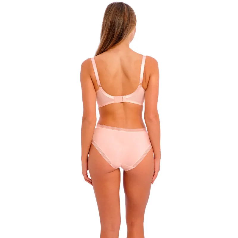 Fusion Lace Padded Plunge Bra Blush Pink - Fantasie