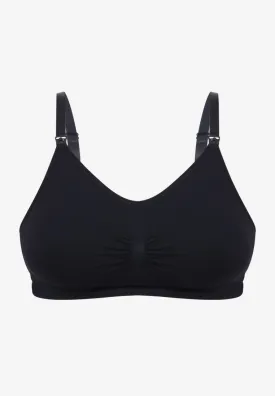 Genesis Two Way Stretch Soft Lounge Bra - Black
