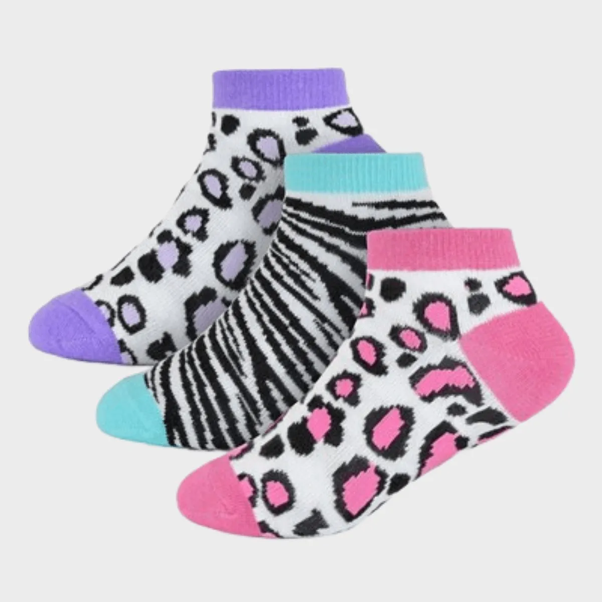 Girls 3 Pack Trainer Socks