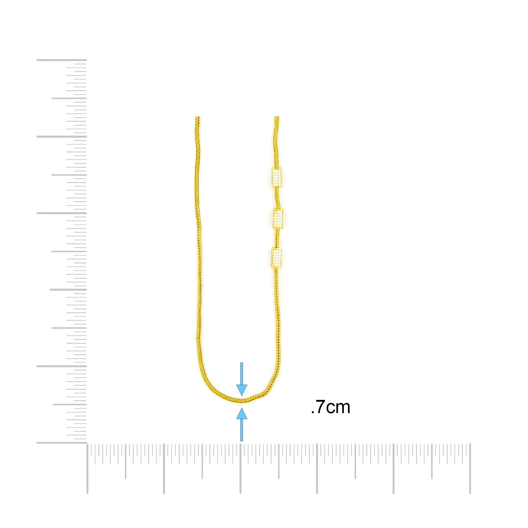 Gold chain PCLM1ACW-087