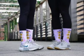 Hand Dyed/ Tie Dye UGD HAPPY SPACE Crew Socks Multiple Colours