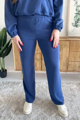 High Waisted Full Length Stretch Pants