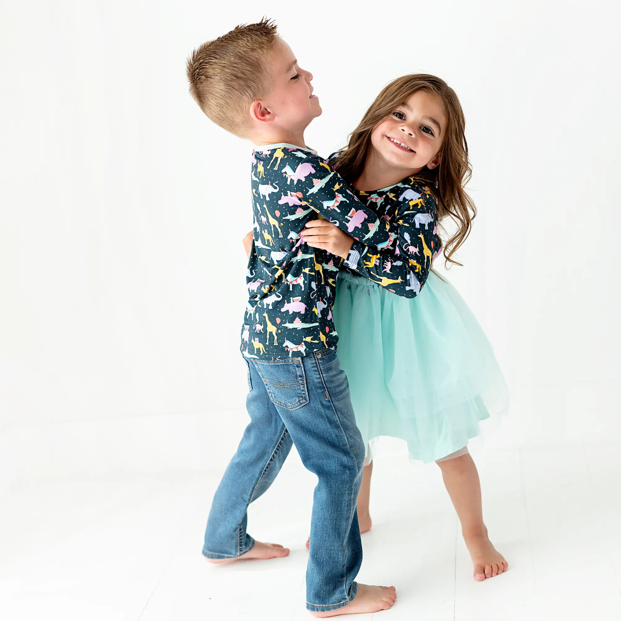 Hippo, Hippo, Hooray! Toddler Dress With Tulle