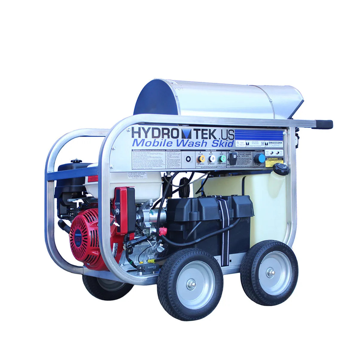 HYDRO TEK Nilfisk 4000 PSI 3.5 GPM Hot Water Pressure Washer, Honda Engine, MADE IN USA, Mfr Model # SM40004HG