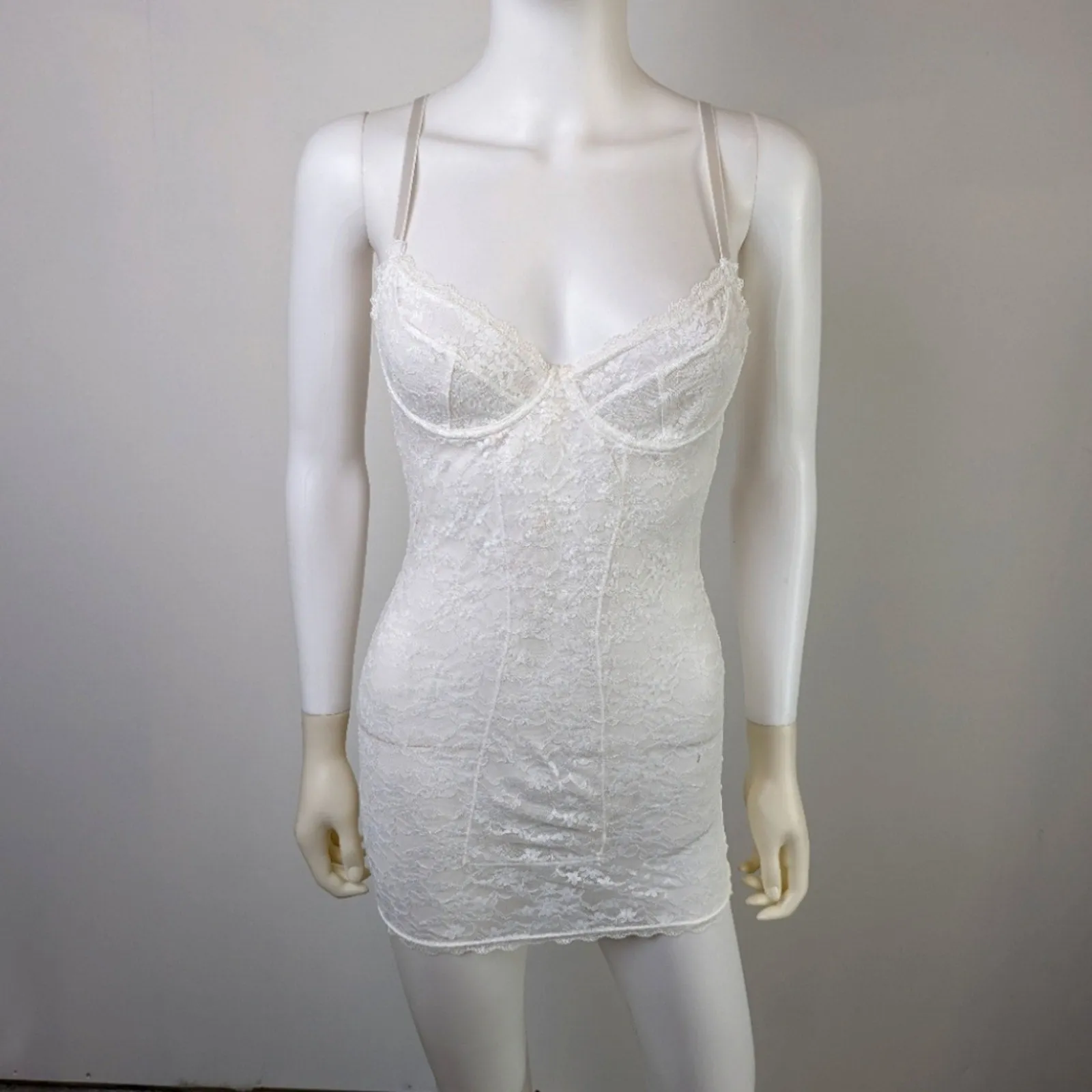 Lace Sheer Sexy Nightgown S