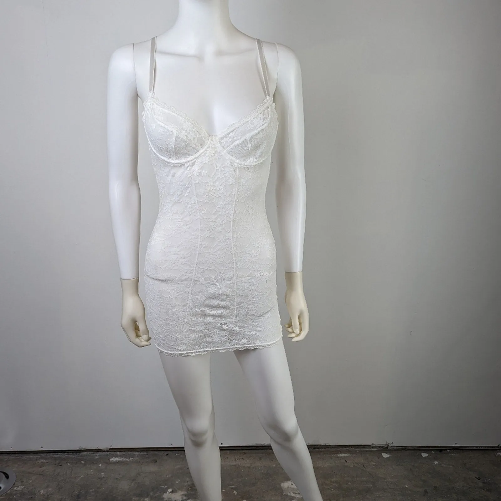 Lace Sheer Sexy Nightgown S
