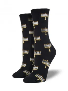 Ladies Menorah Socks