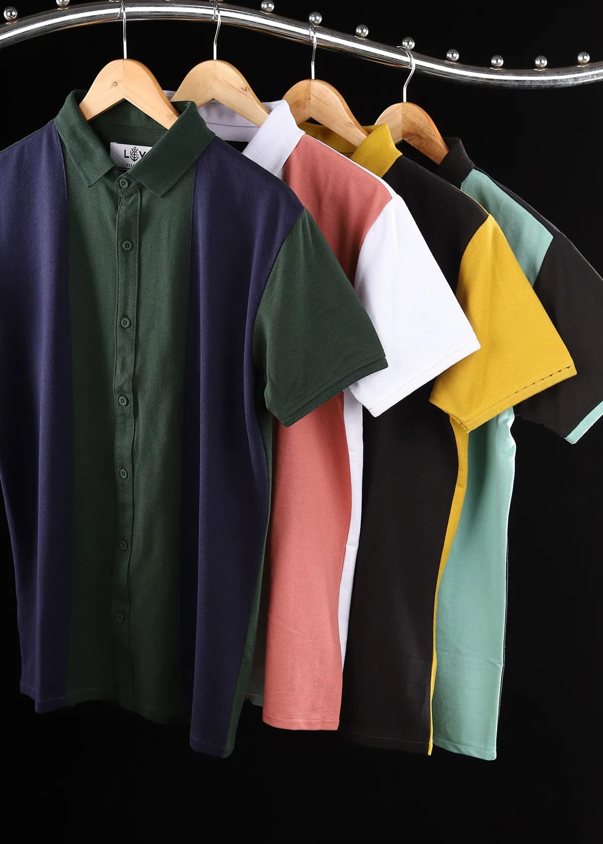 LCY | Tri-Tone Classic Collar Hybrid Shirt