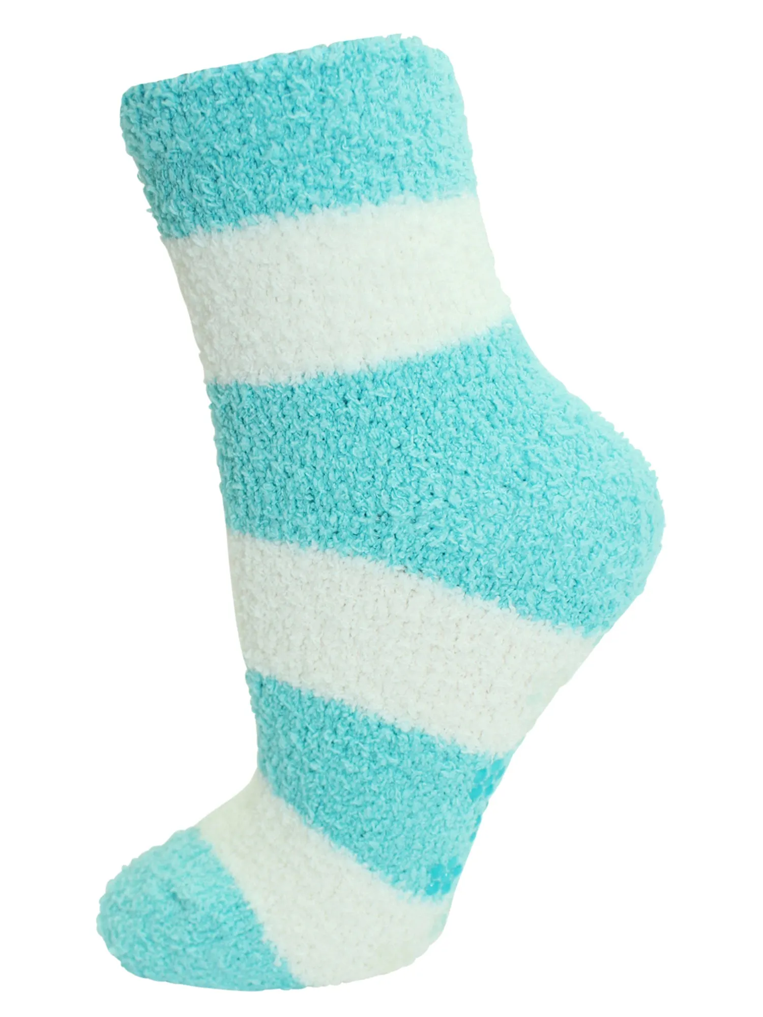 Light Multicolor Thick Striped 6 Pack Fuzzy Womens Socks
