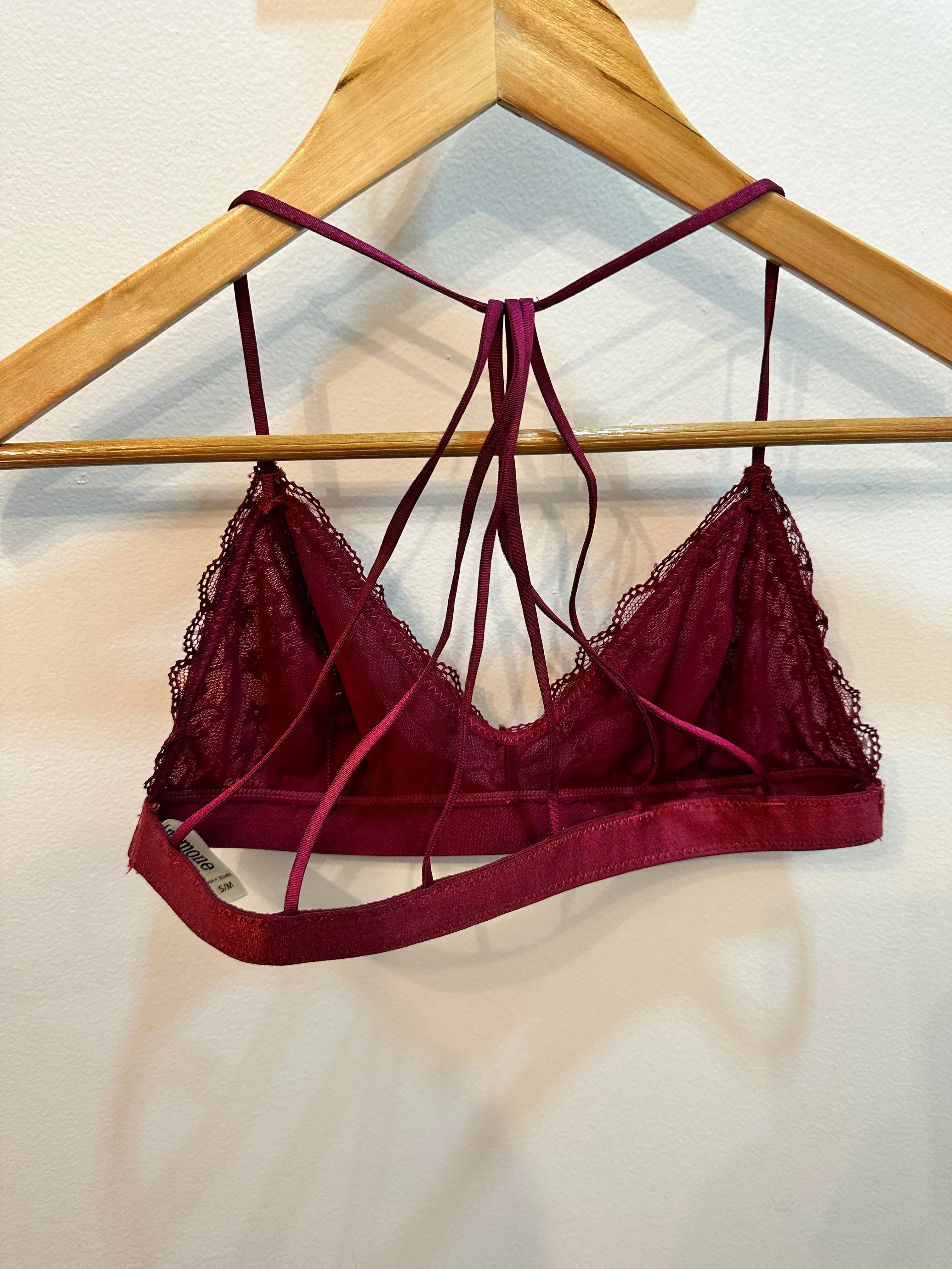 Maroon Bralette
