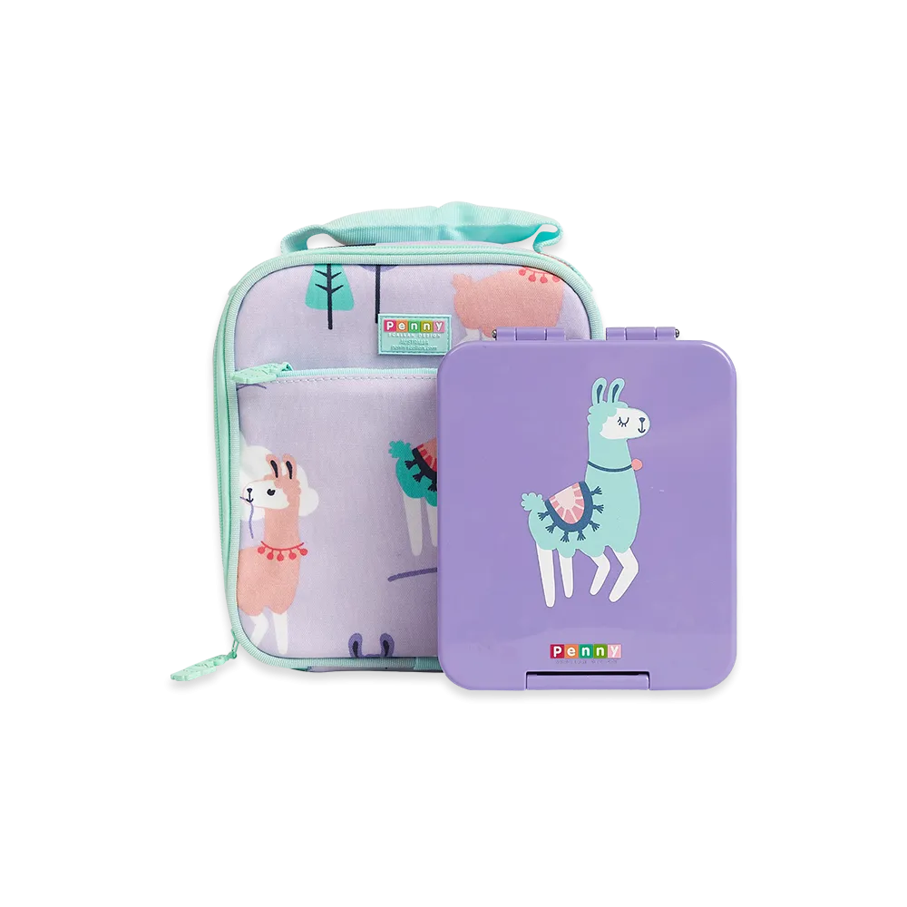 Medium Bento   Medium Lunch Bag Pack - Loopy Llama