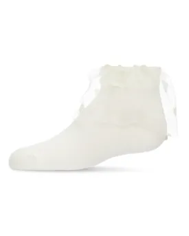 MeMoi Dot Socks Winter White