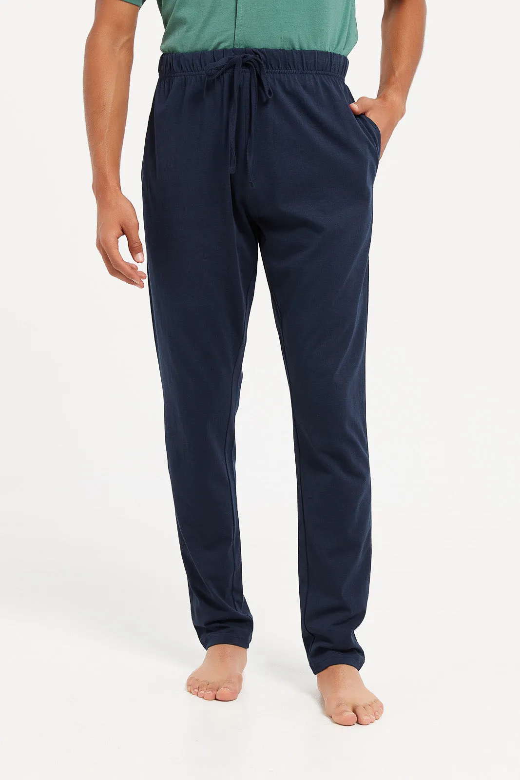 Men Green Pyjama Set (2 Piece)