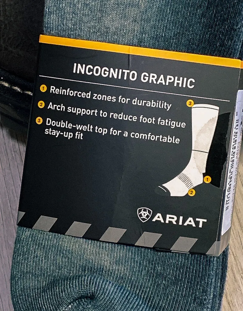 Men's Incognito Graphic Crew 2 pack 2900