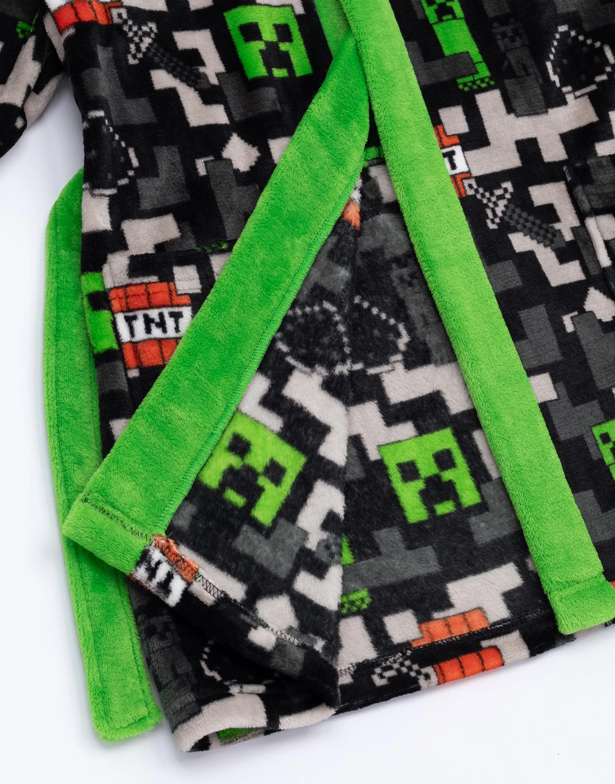 Minecraft Boys Creeper & TNT Dressing Gown
