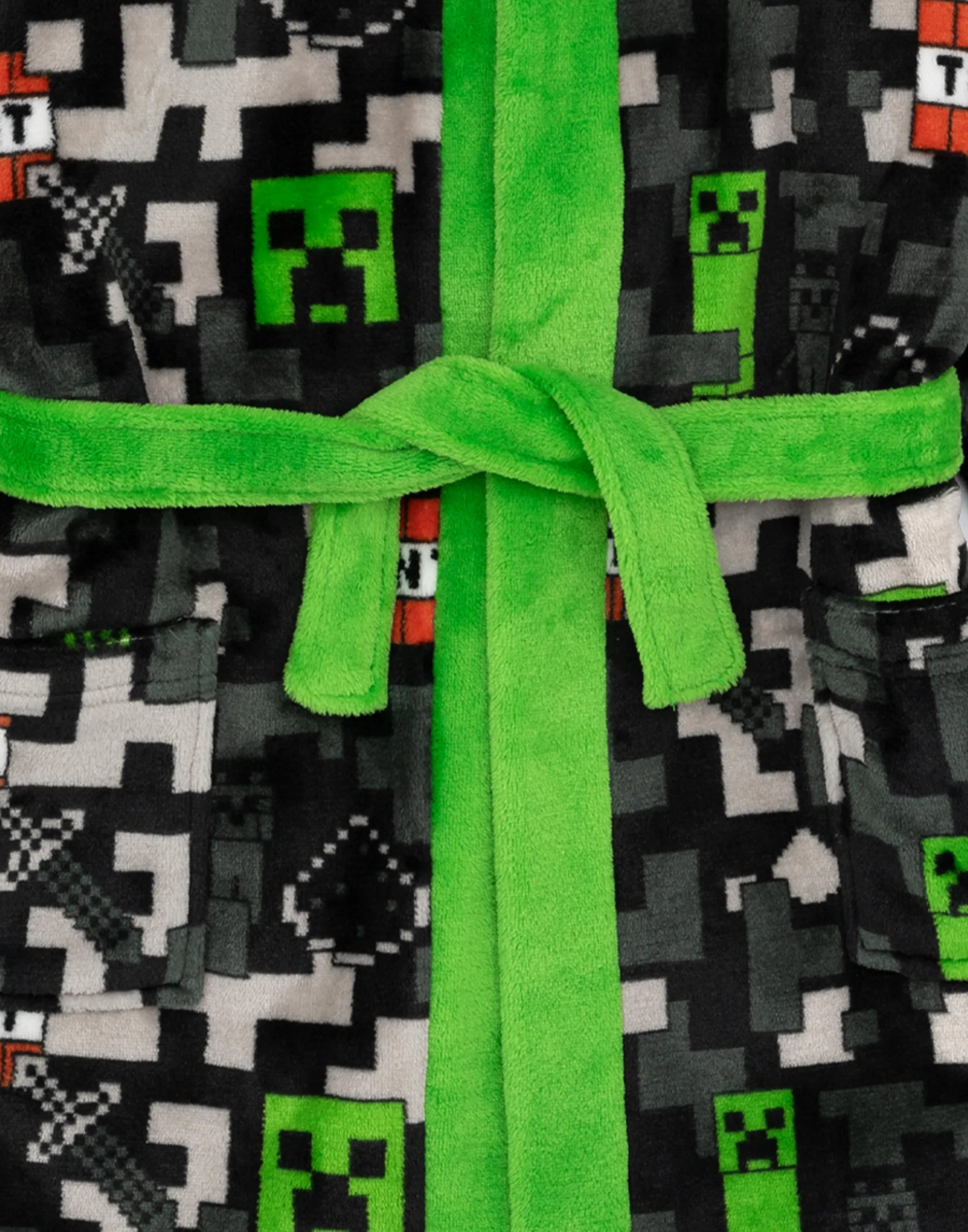 Minecraft Boys Creeper & TNT Dressing Gown