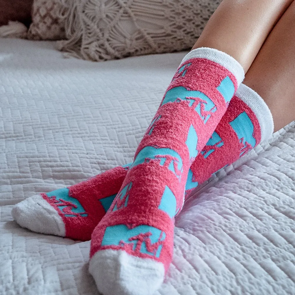 MTV Fuzzy Socks