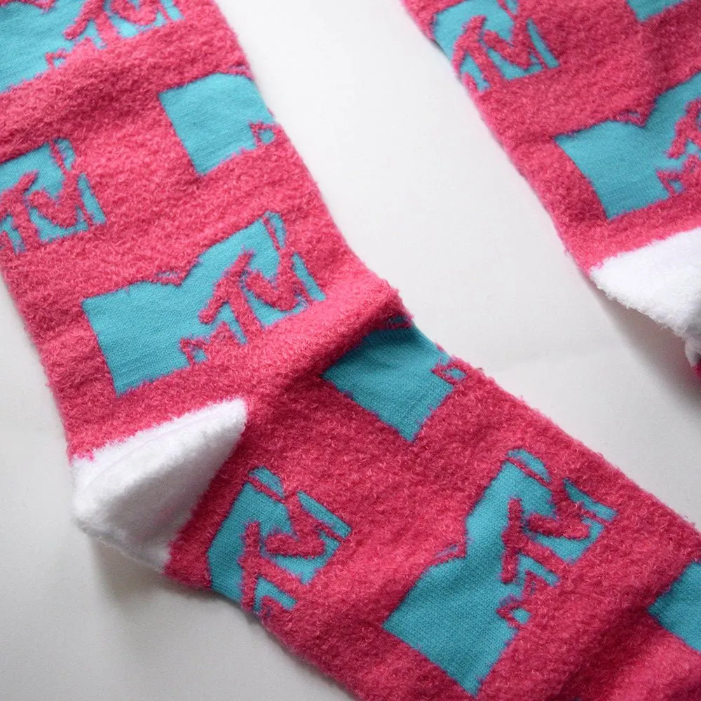 MTV Fuzzy Socks