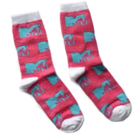 MTV Fuzzy Socks