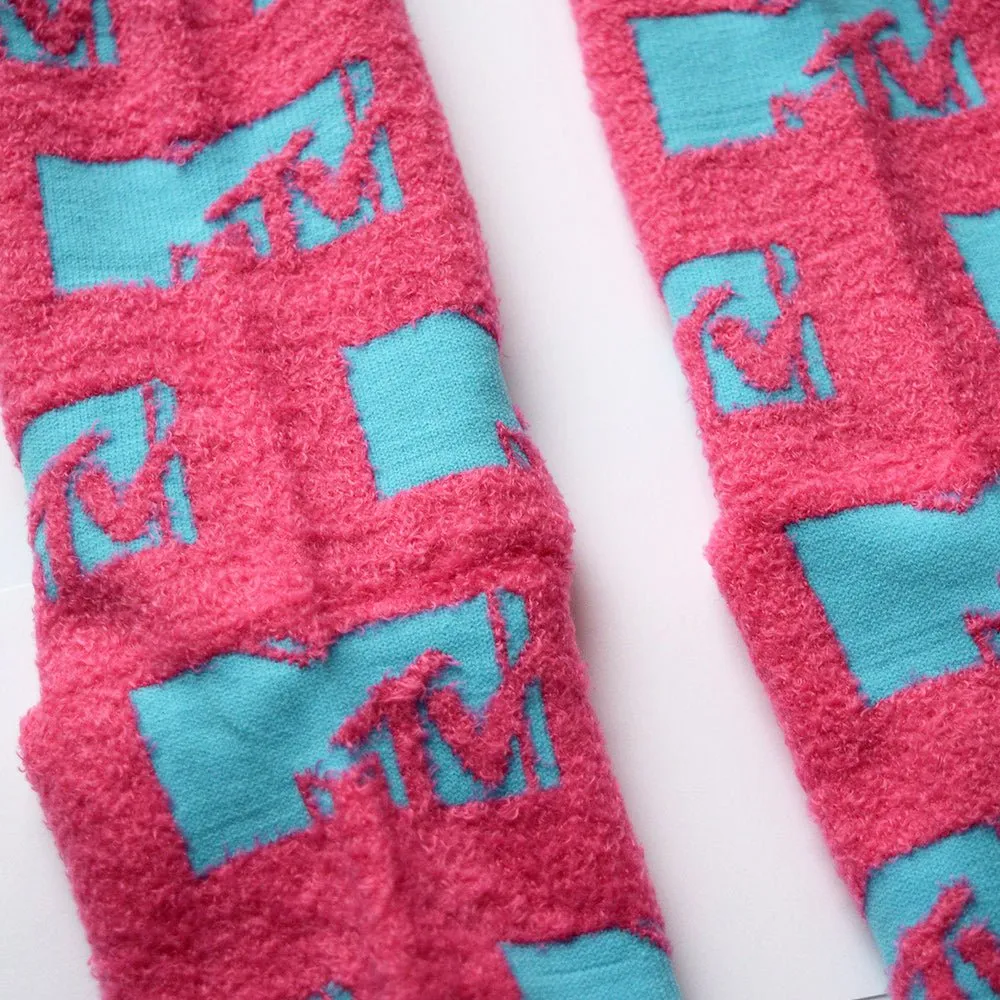 MTV Fuzzy Socks