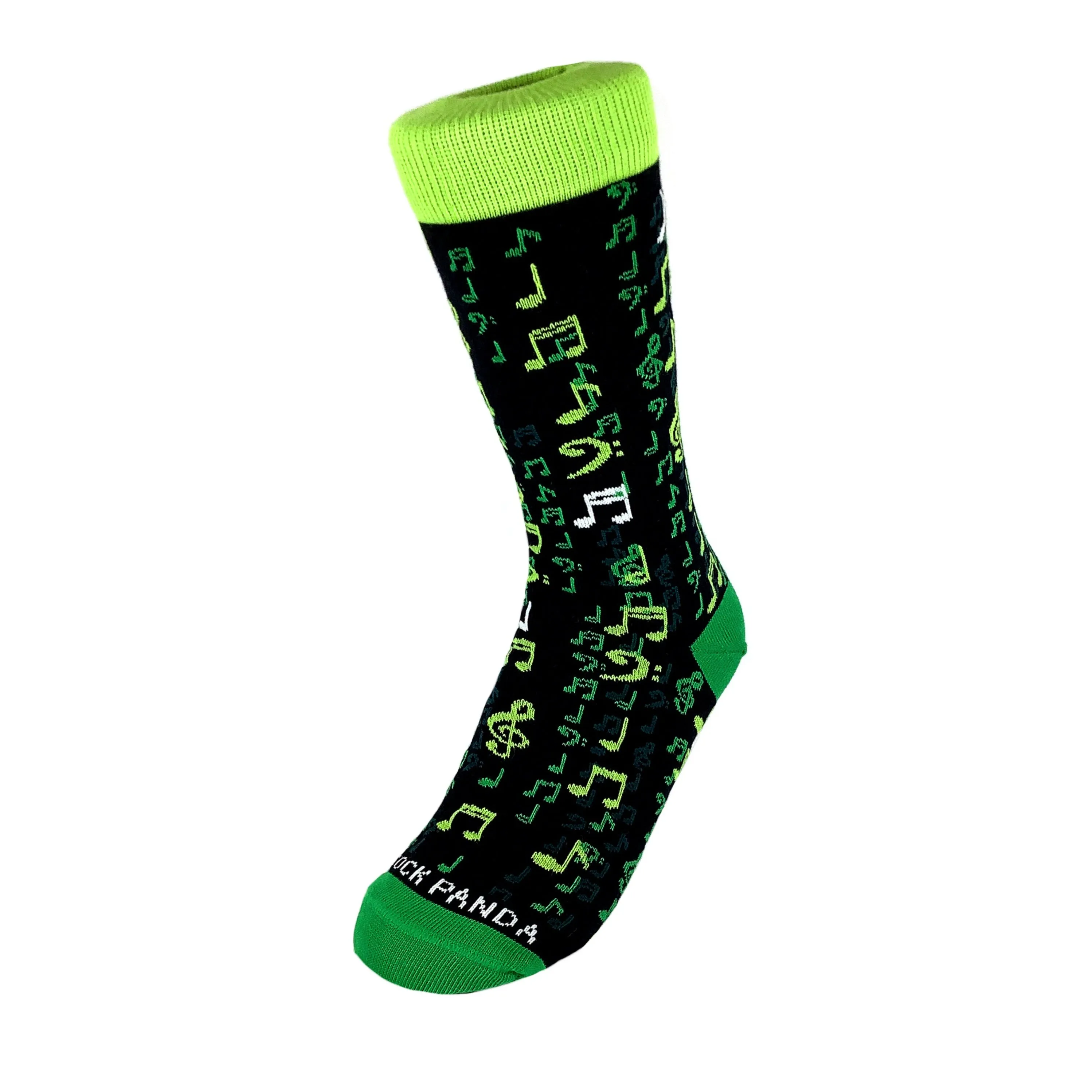 Music Note Matrix Socks from the Sock Panda (Adult Small -  Shoe Sizes 2-5)
