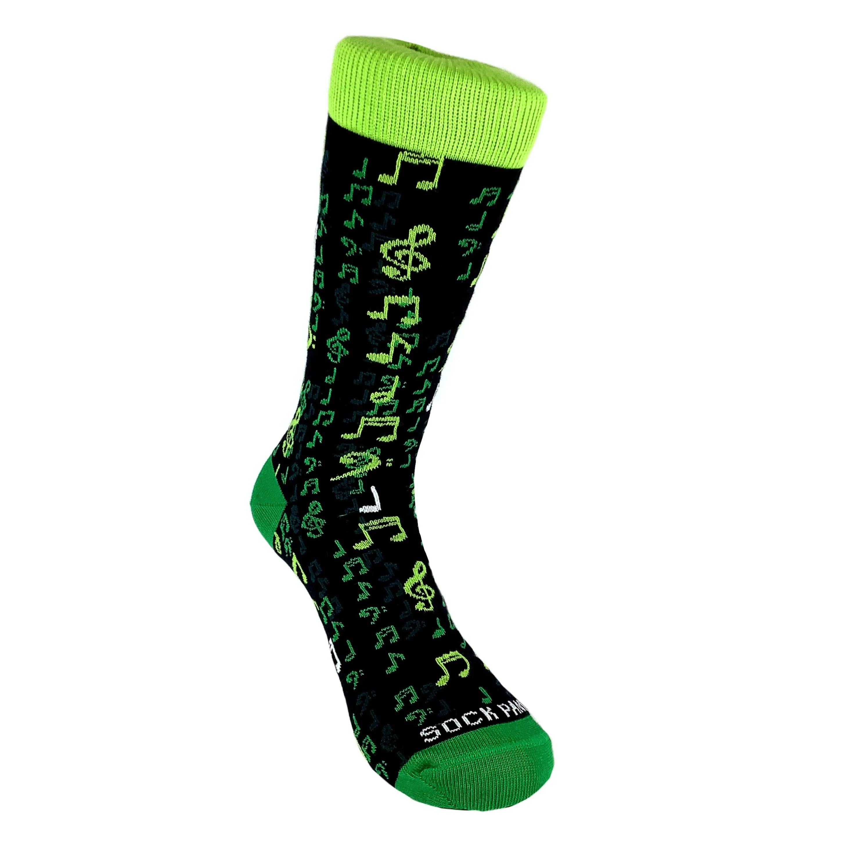 Music Note Matrix Socks from the Sock Panda (Adult Small -  Shoe Sizes 2-5)