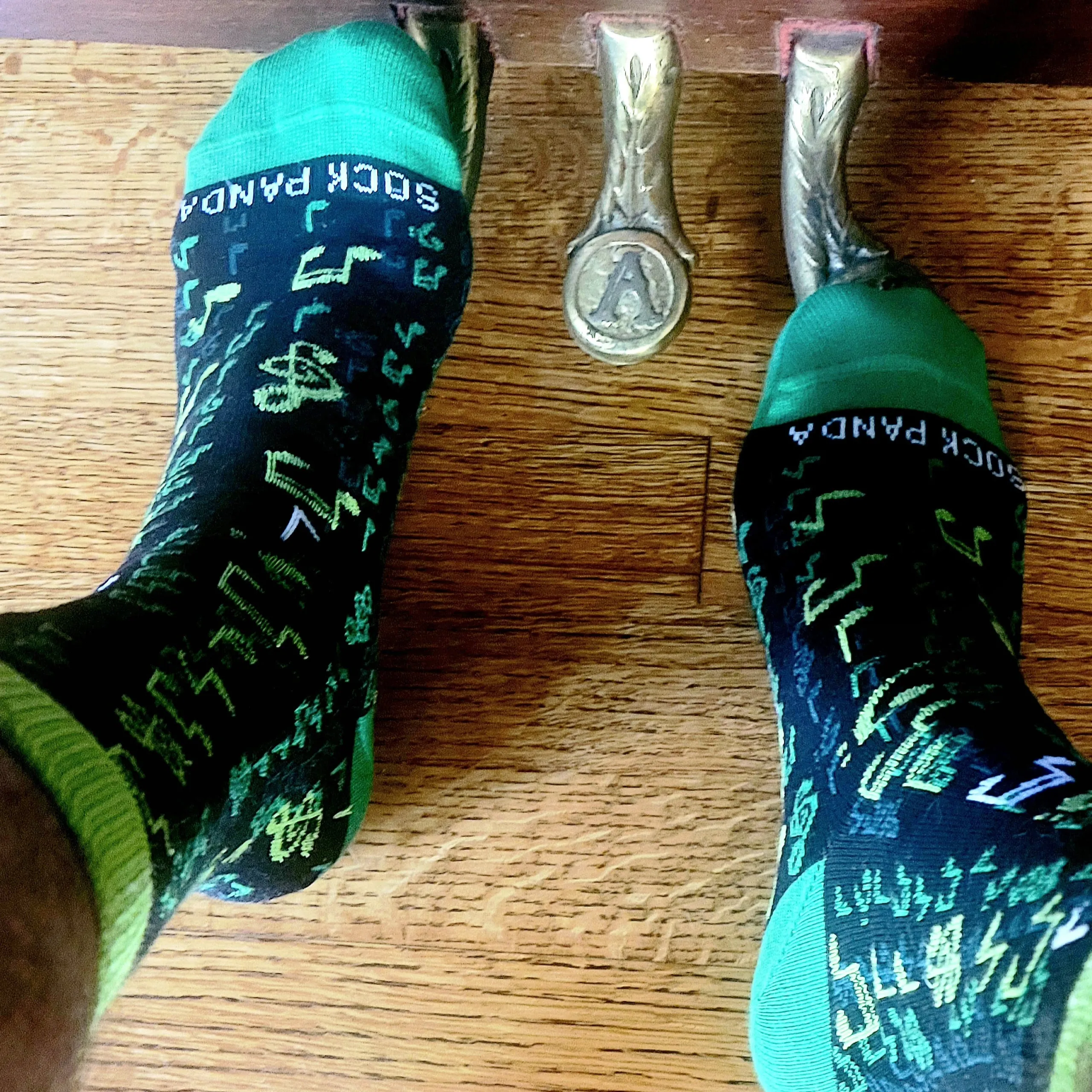 Music Note Matrix Socks from the Sock Panda (Adult Small -  Shoe Sizes 2-5)