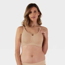 New - Bravado! Designs Women's Body Silk Seamless Nursing Bra - Butterscotch XXL