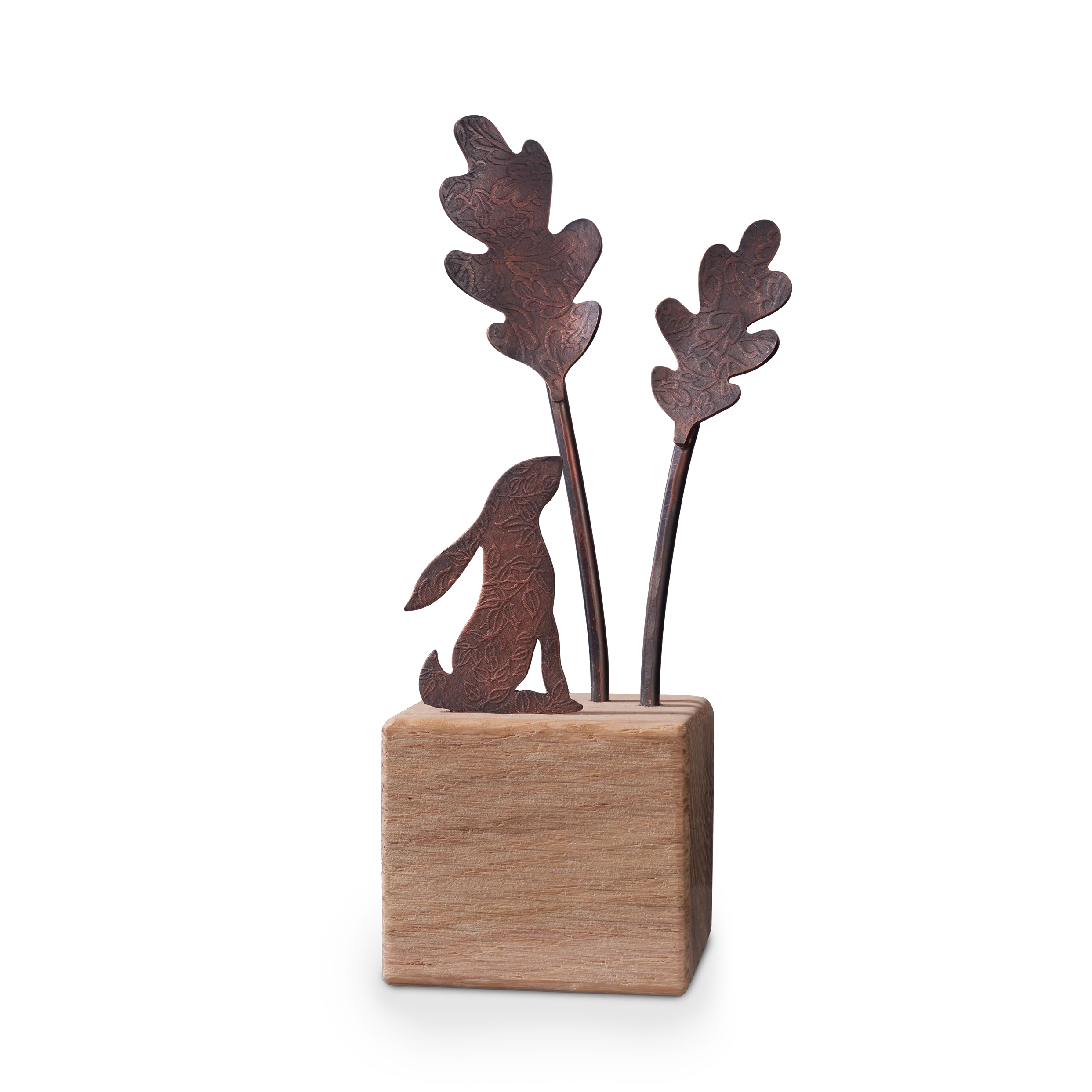 Oak Gazing Hare Ornament