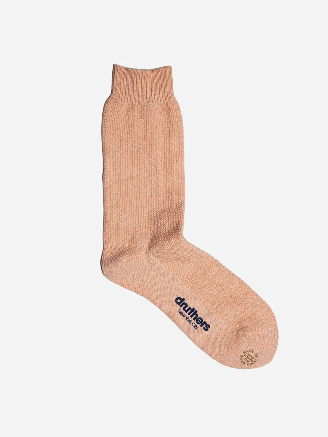 Organic Cotton Pique Dress Sock