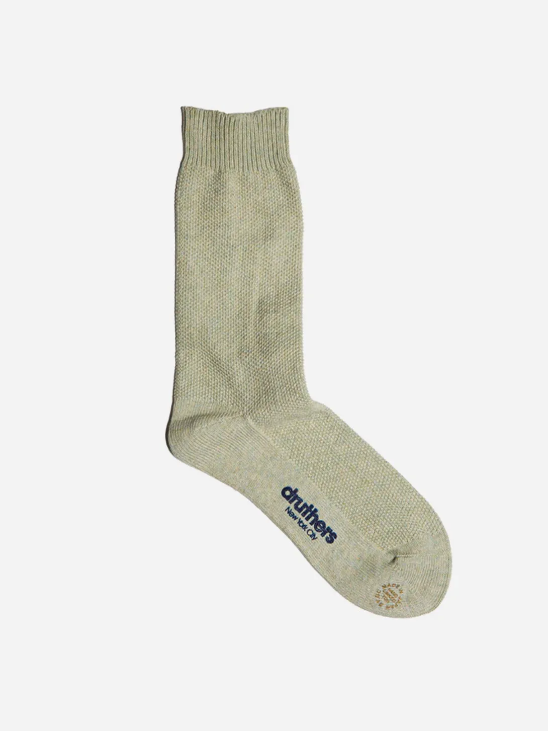 Organic Cotton Pique Dress Sock
