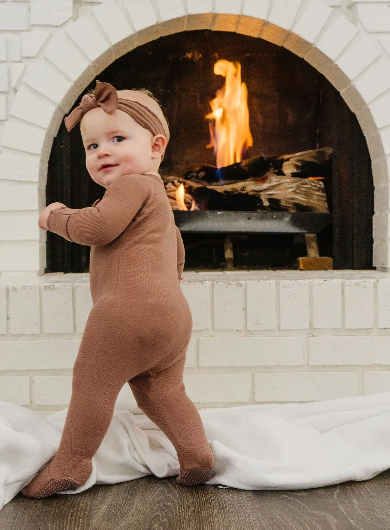 Organic Thermal Zipper Footie