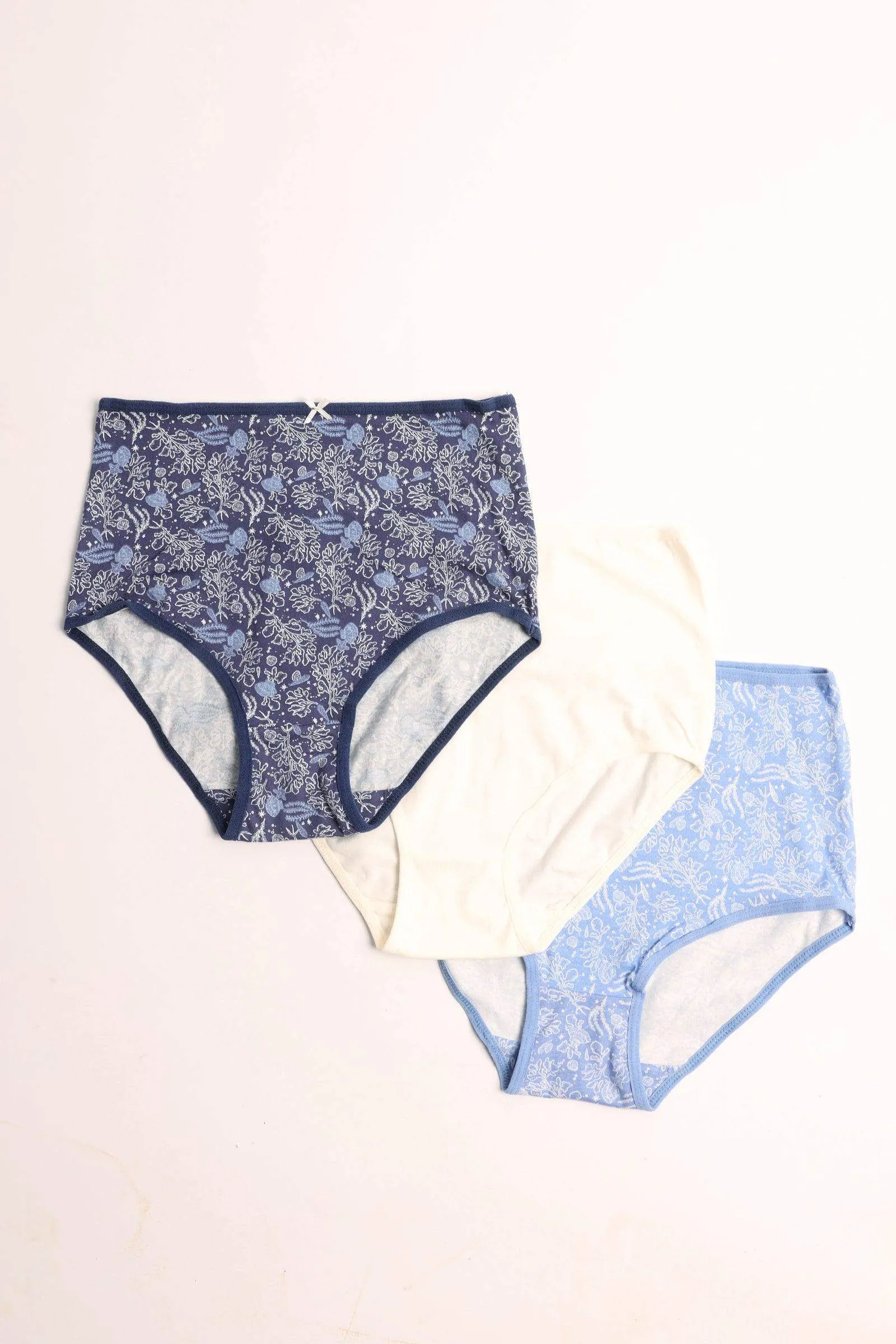Pack of 3 Colored Full Brief Panties