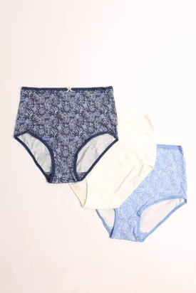Pack of 3 Colored Full Brief Panties