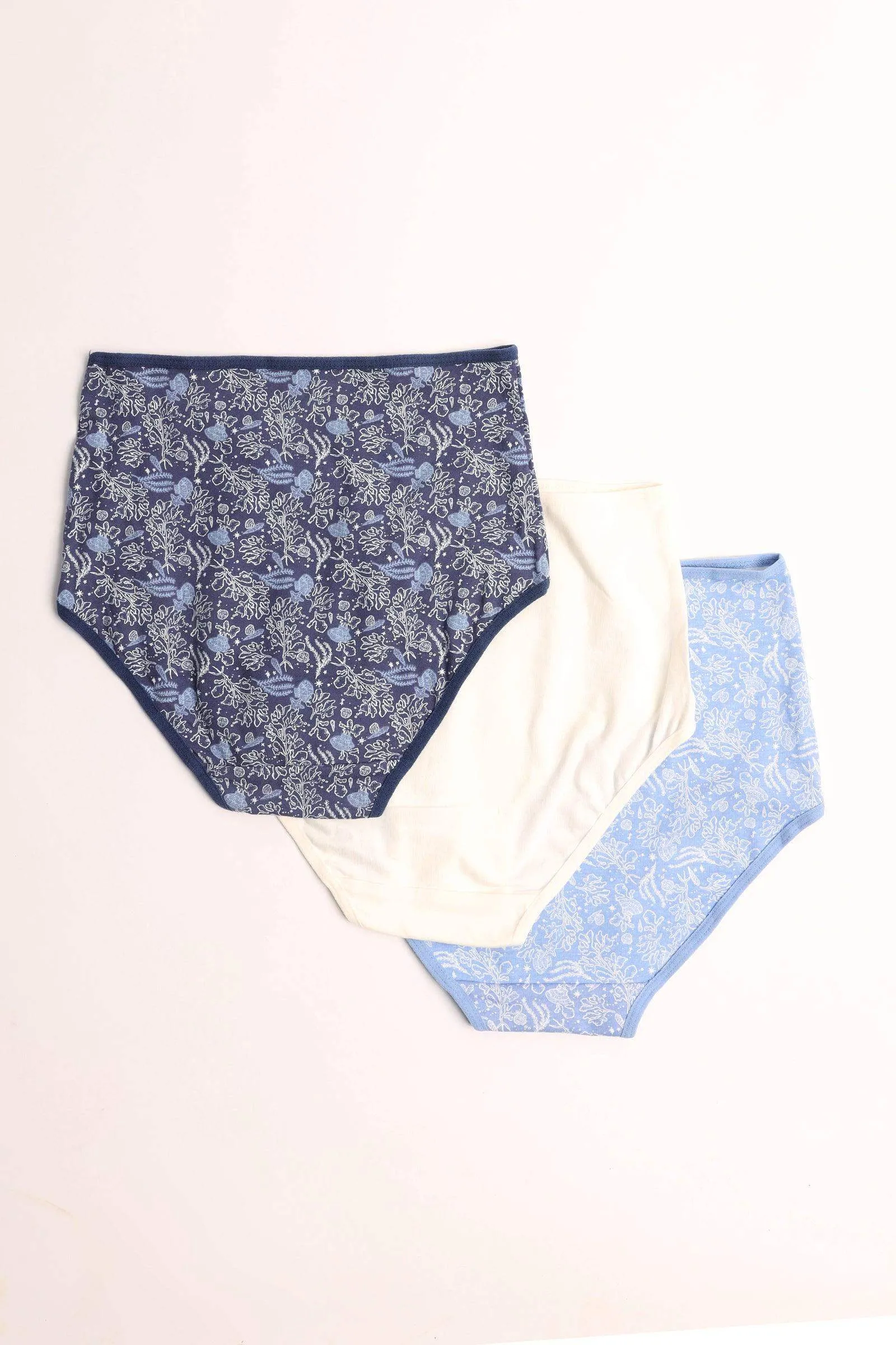 Pack of 3 Colored Full Brief Panties