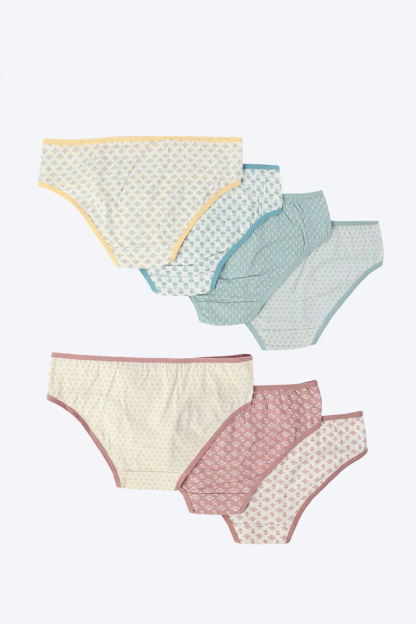 Pack of 7 Cotton Bikini Panties