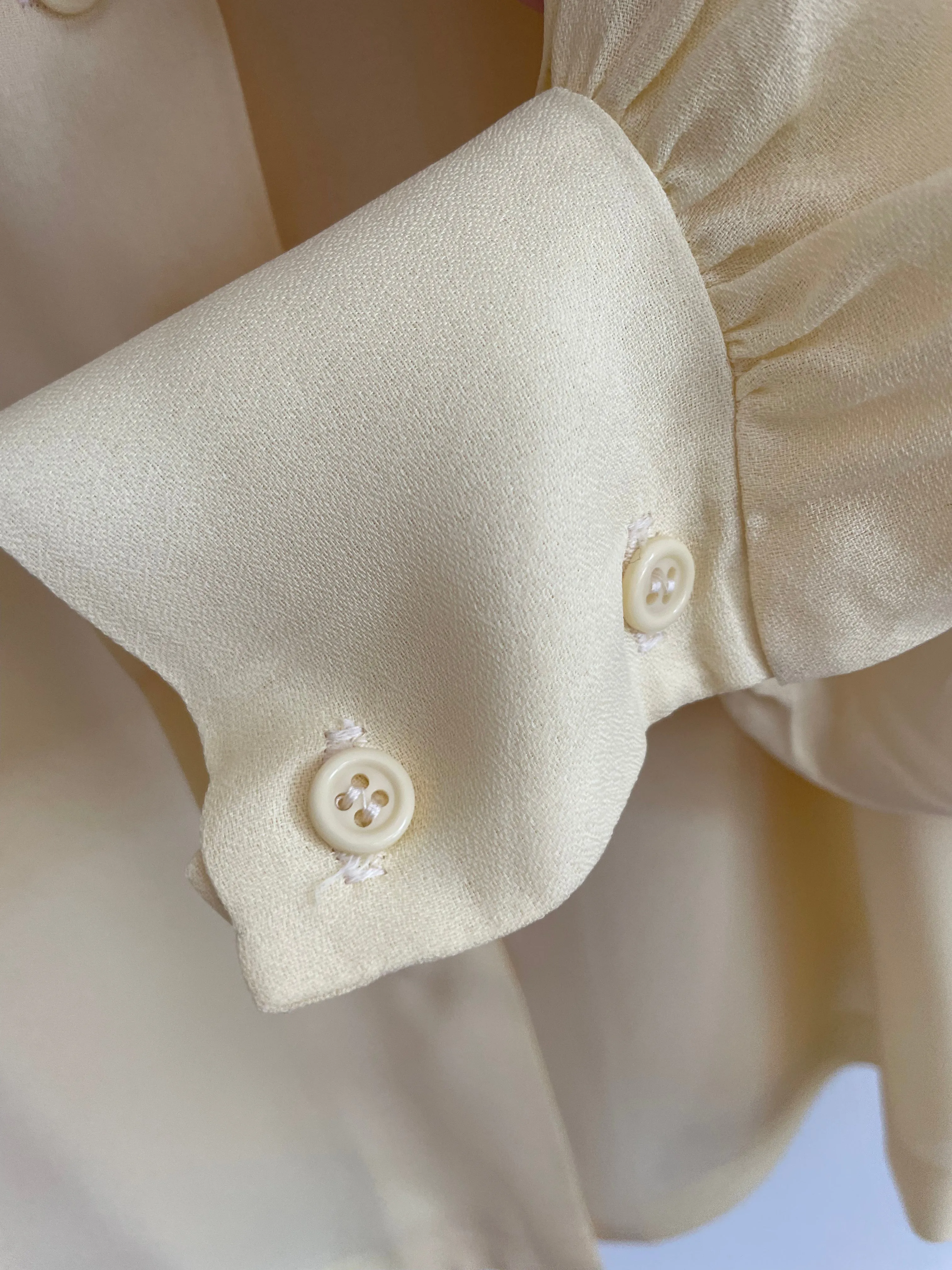 Pale Yellow 70s Shirt