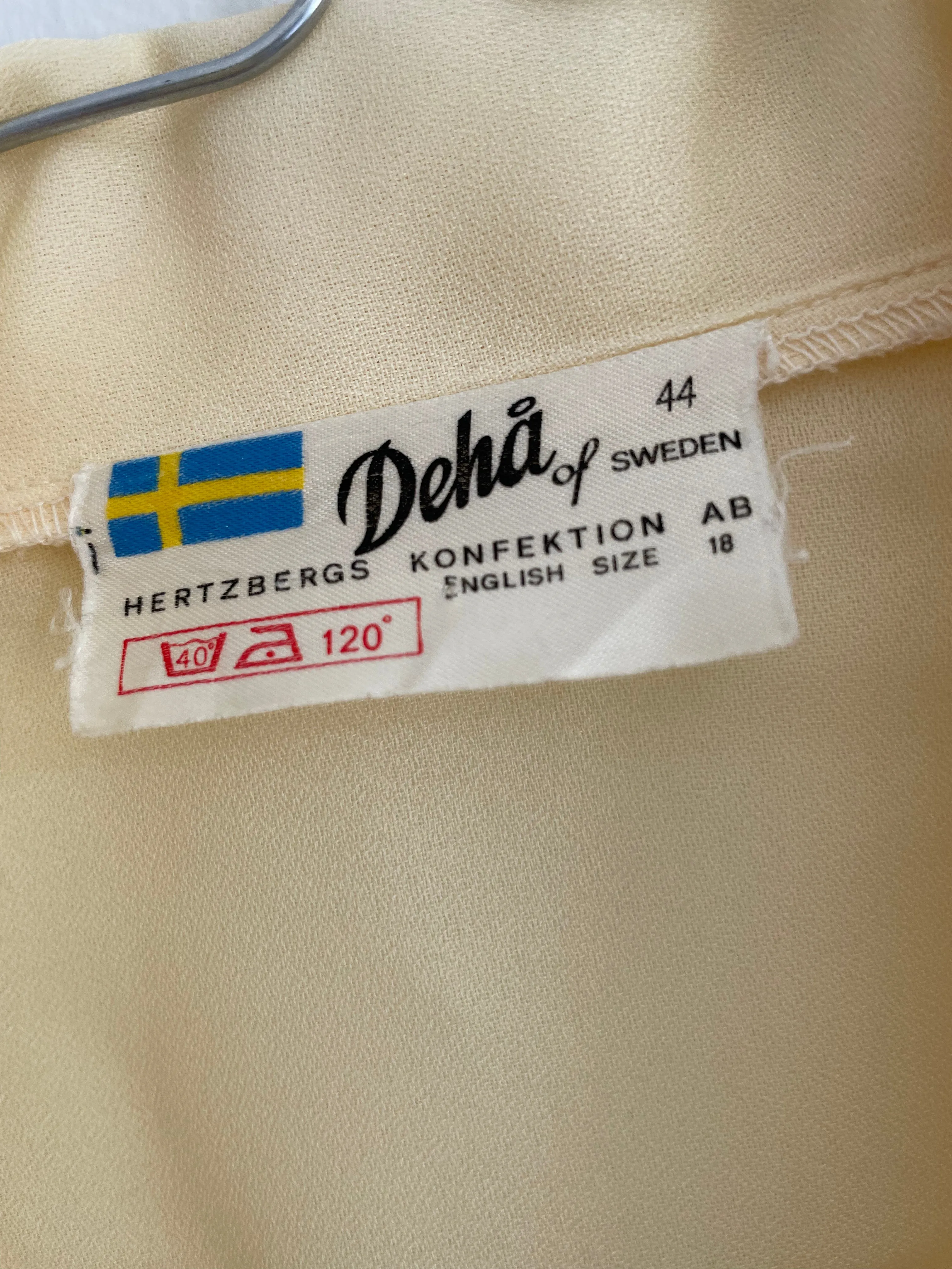 Pale Yellow 70s Shirt