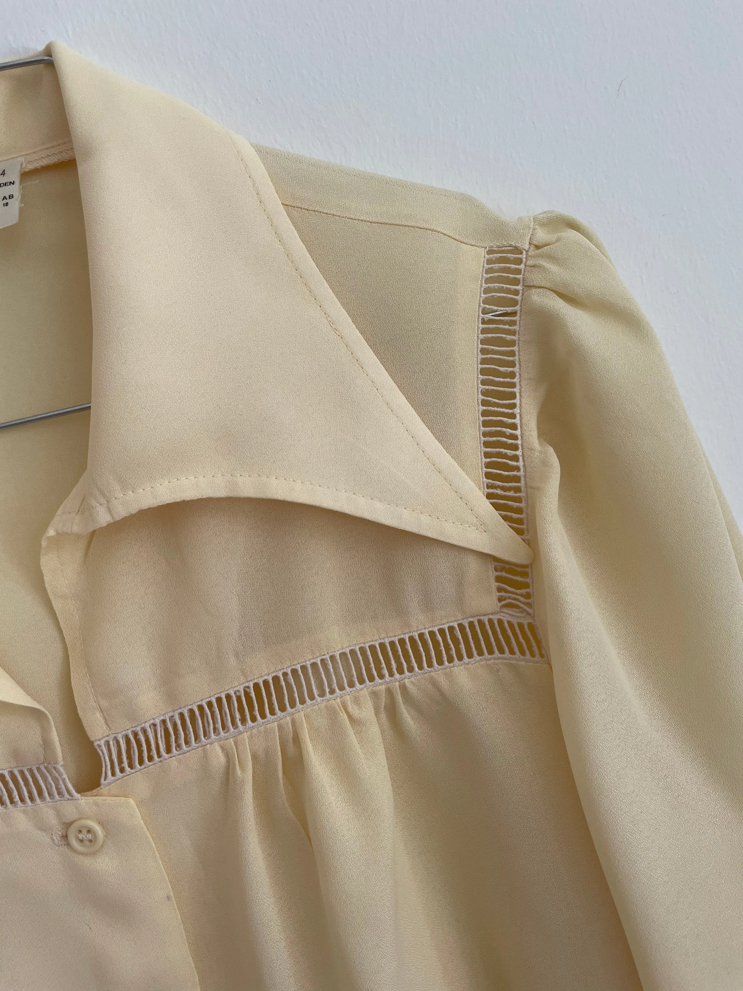 Pale Yellow 70s Shirt