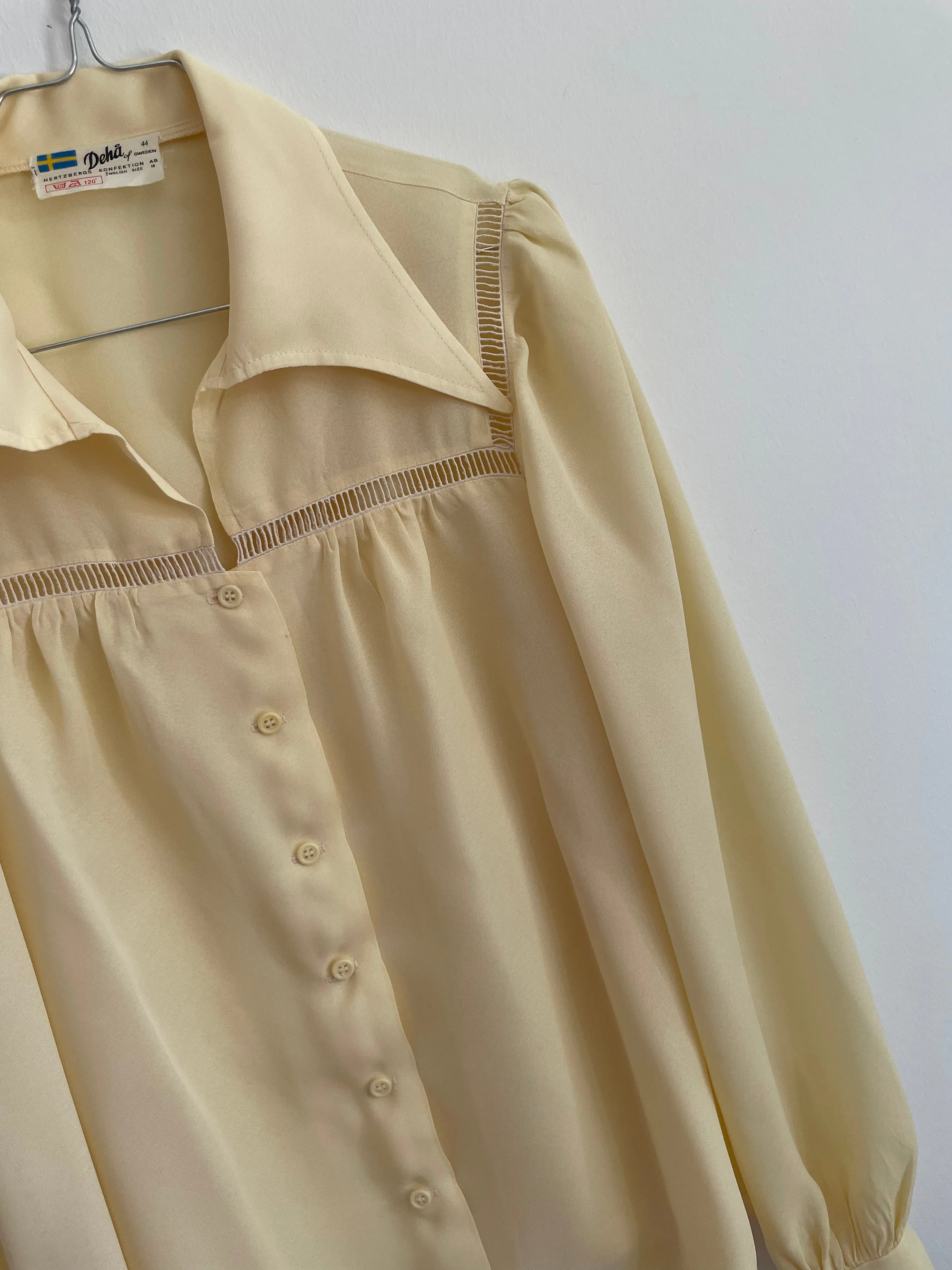 Pale Yellow 70s Shirt
