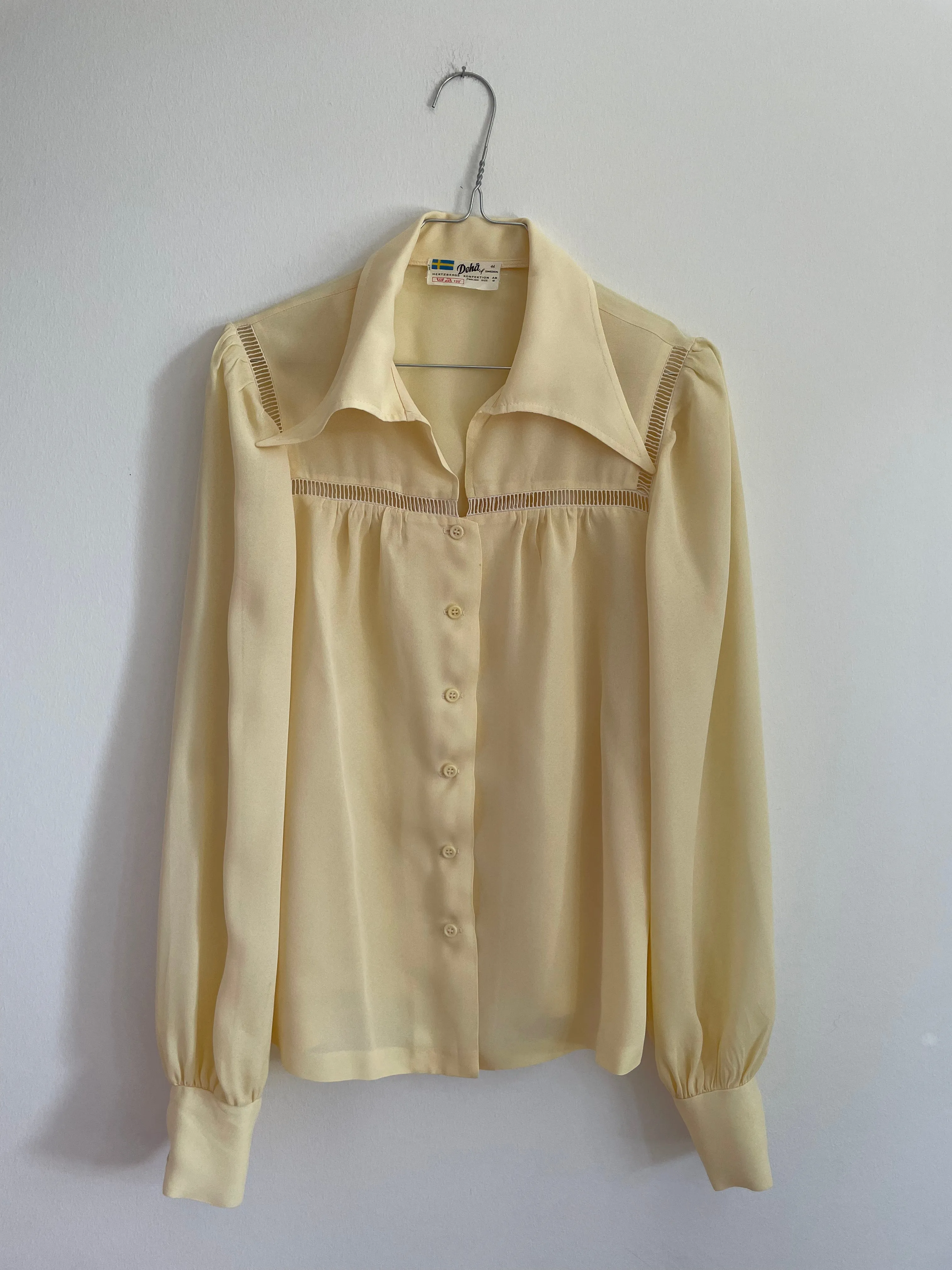 Pale Yellow 70s Shirt
