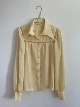 Pale Yellow 70s Shirt