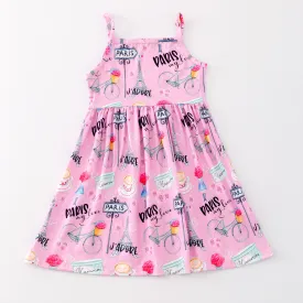 PARIS PINK TANK DRESS
