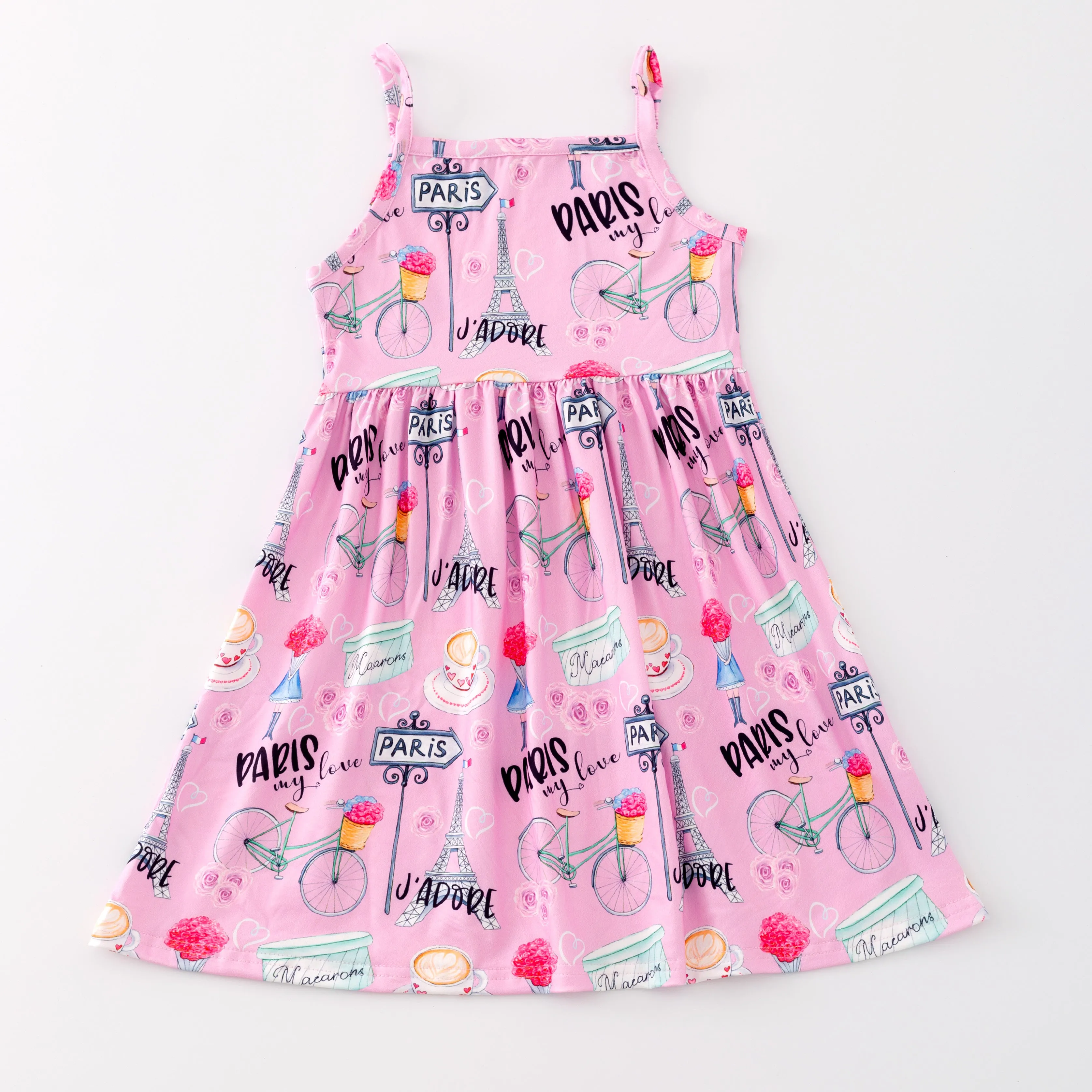 PARIS PINK TANK DRESS