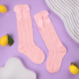Pink-Bow Stockings