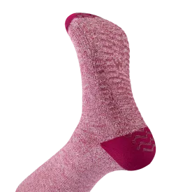 Plum Twist - Grip Socks - Wide Calf - 3 Pack