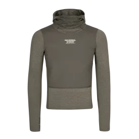 PNS Thermal Hooded Longsleeve Windproof Baselayer Dark Stone