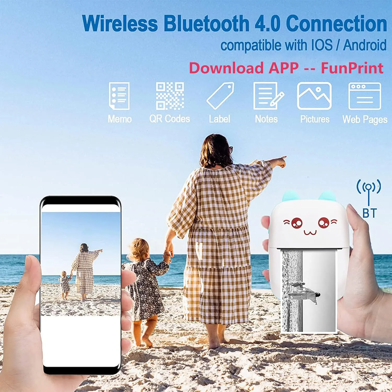 Portable Mini Thermal Printer