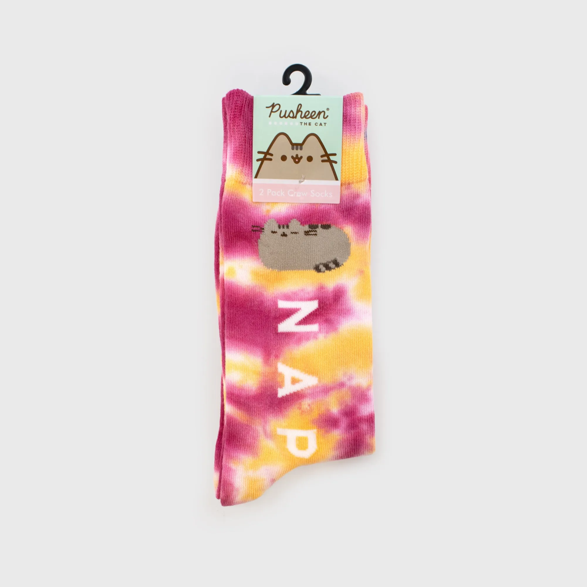 Pusheen - 2 Pack Tie-Dye Crew Socks